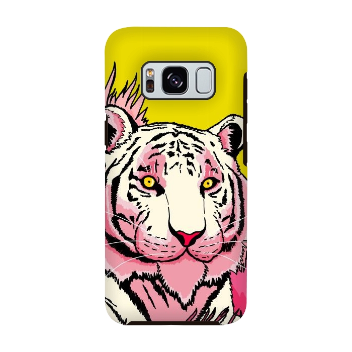 Galaxy S8 StrongFit The pink tone tiger by Steve Wade (Swade)
