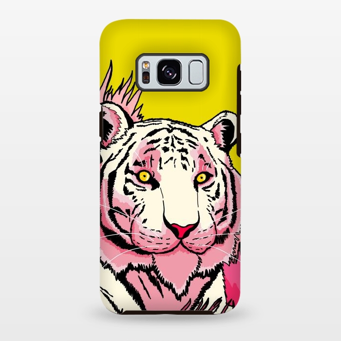 Galaxy S8 plus StrongFit The pink tone tiger by Steve Wade (Swade)