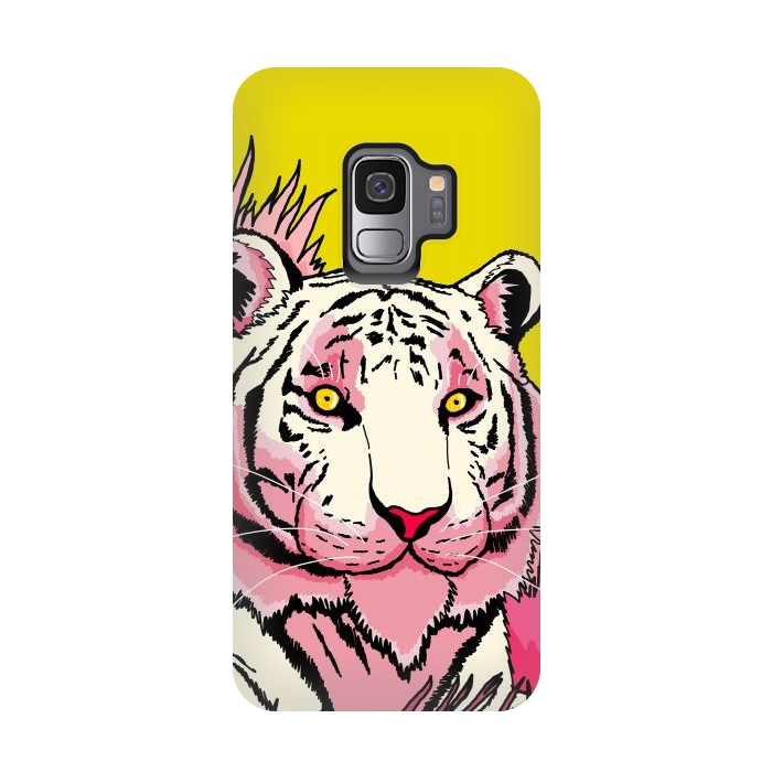 Galaxy S9 StrongFit The pink tone tiger by Steve Wade (Swade)