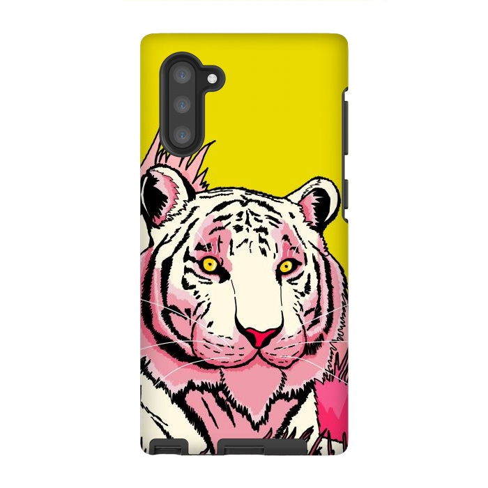 Galaxy Note 10 StrongFit The pink tone tiger by Steve Wade (Swade)