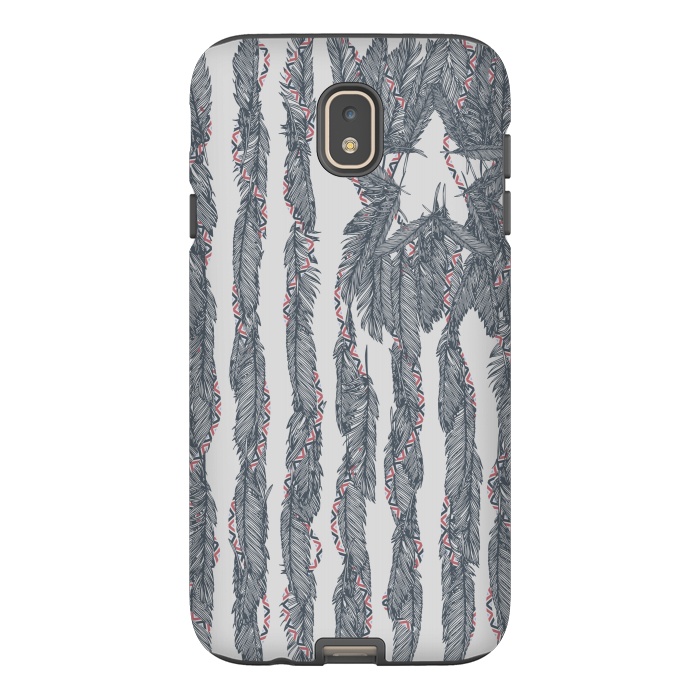 Galaxy J7 StrongFit America Feather Flag by Sitchko