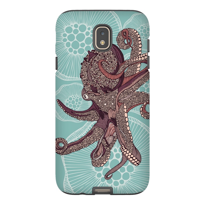 Galaxy J7 StrongFit Octopus by Valentina Harper