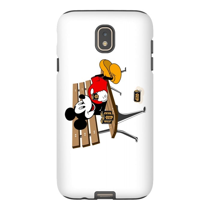 Galaxy J7 StrongFit Mickey Mouse Drinking Star Wars Beer by Alisterny