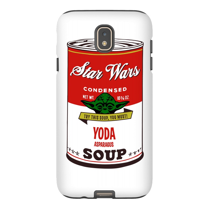 Galaxy J7 StrongFit Star Wars Campbells Soup Yoda by Alisterny