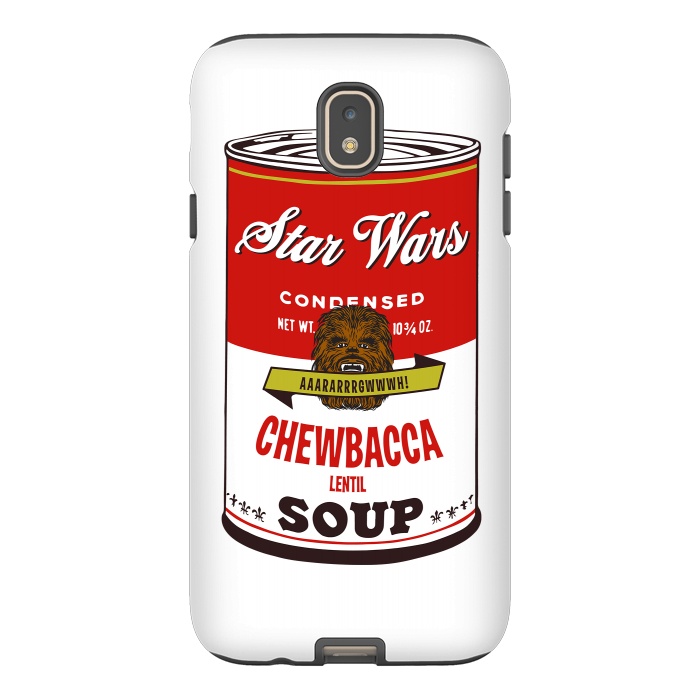 Galaxy J7 StrongFit Star Wars Campbells Soup Chewbacca by Alisterny