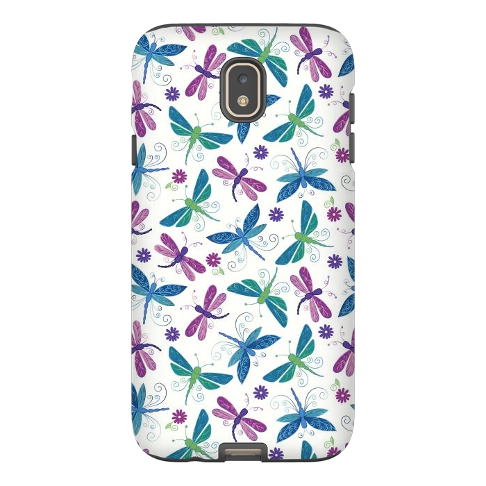 Galaxy J7 StrongFit Dragonflies by TracyLucy Designs