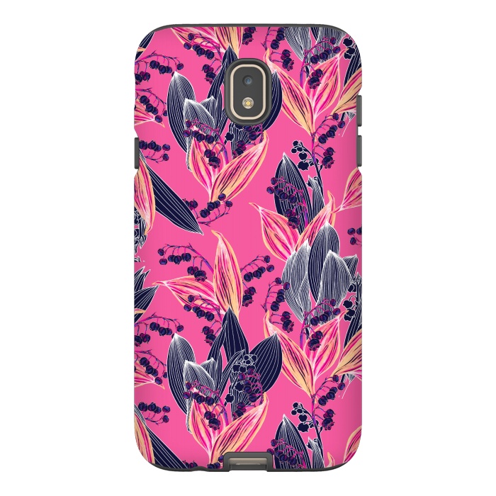 Galaxy J7 StrongFit Acidic Floral by Victoria Krupp-Rombalski