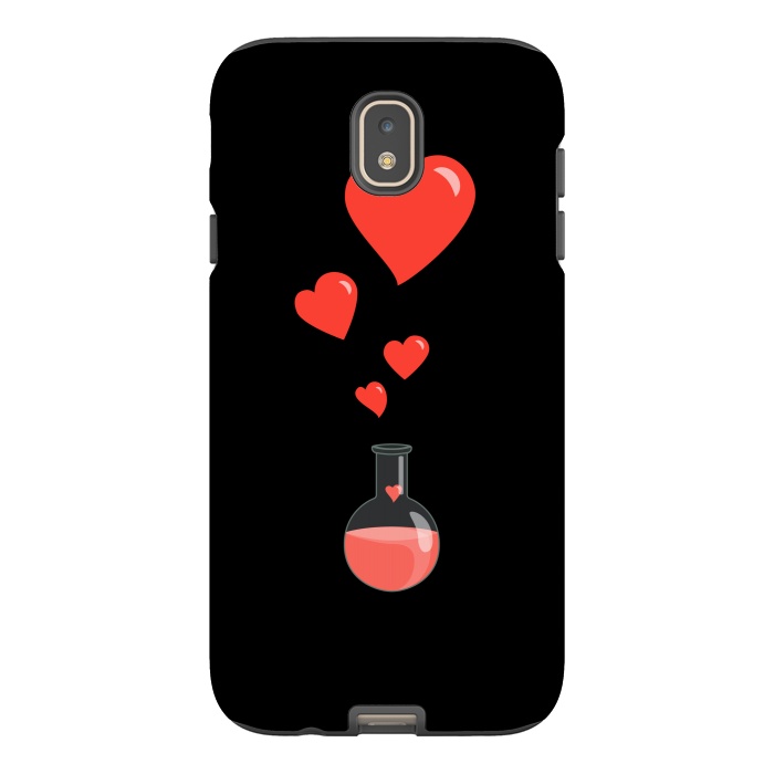 Galaxy J7 StrongFit Flask Of Hearts Love Chemistry by Boriana Giormova
