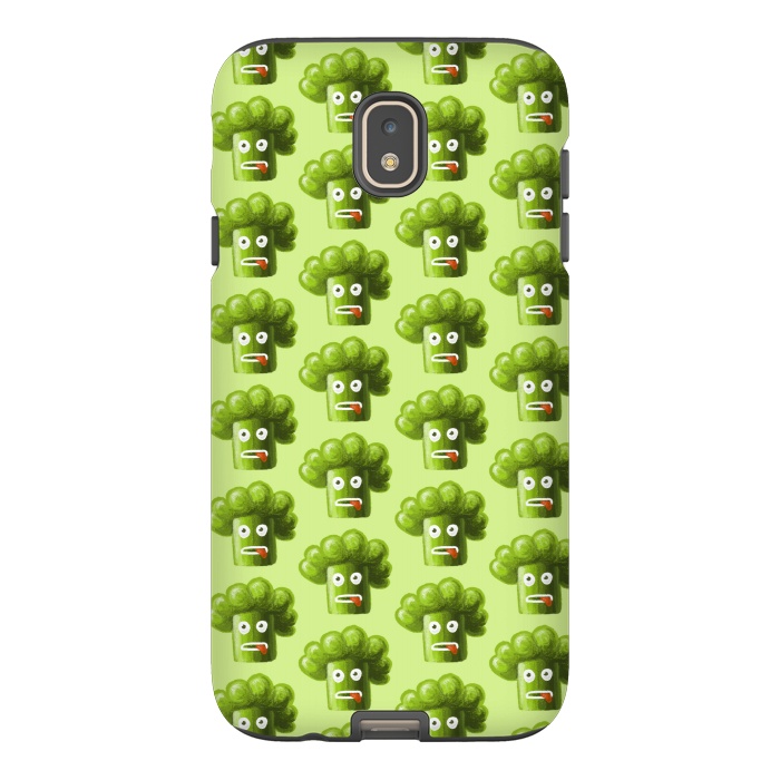 Galaxy J7 StrongFit Funny Broccoli Pattern by Boriana Giormova