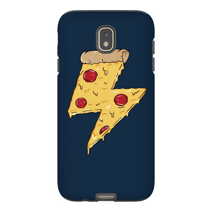 Galaxy J7 StrongFit Pizza Power by Coffee Man