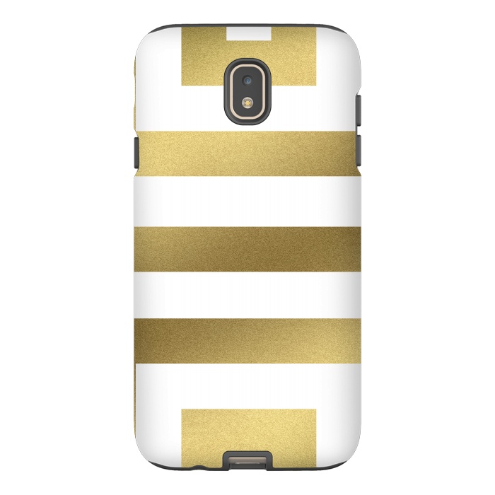 Galaxy J7 StrongFit Gold Stripes by Caitlin Workman