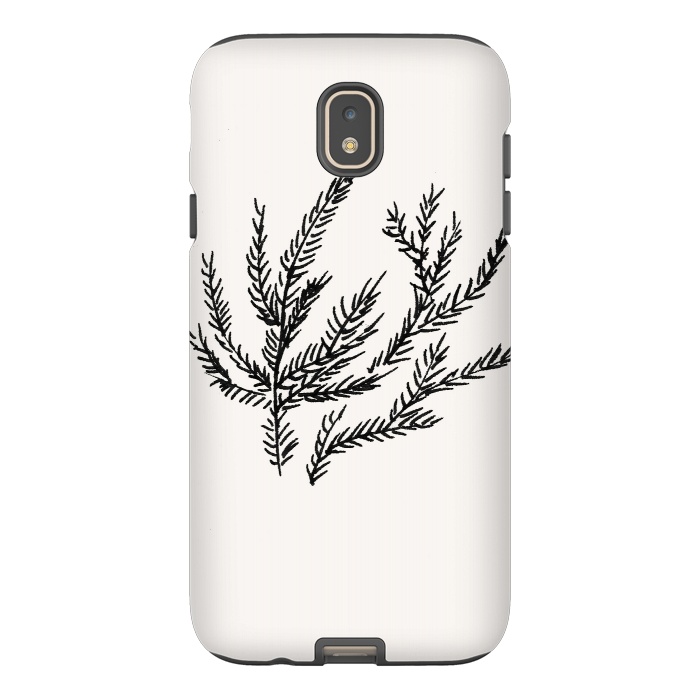 Galaxy J7 StrongFit Summer Coral Fern by Caitlin Workman