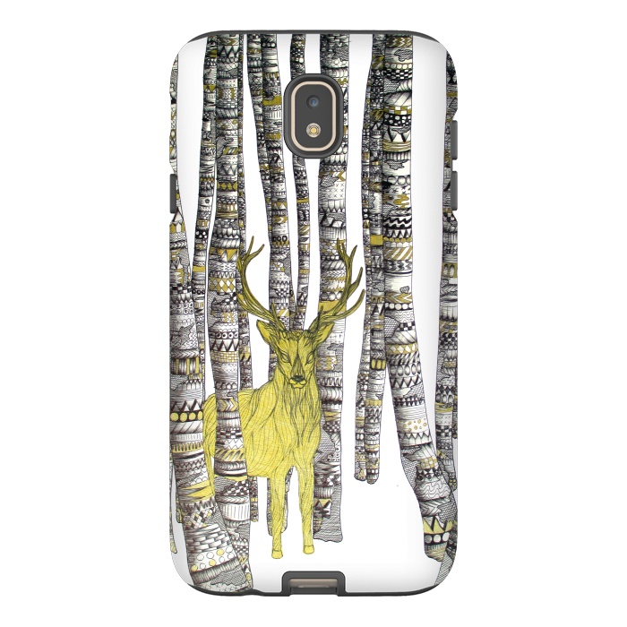 Galaxy J7 StrongFit The Golden Stag by ECMazur 