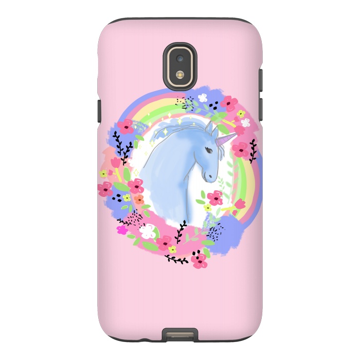 Galaxy J7 StrongFit Pink Unicorn by MUKTA LATA BARUA