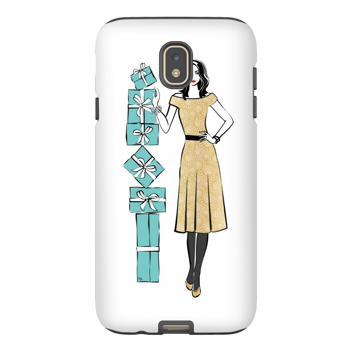 Galaxy J7 StrongFit Attractive young Woman with gifts by Martina