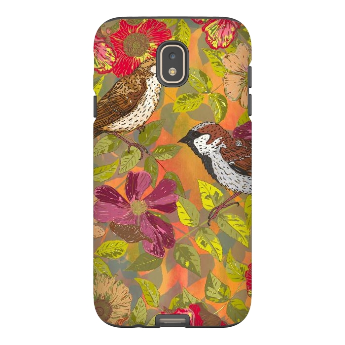 Galaxy J7 StrongFit Sparrow and Wild Rose by Lotti Brown