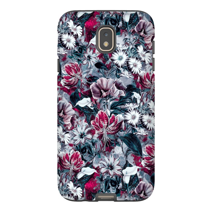 Galaxy J7 StrongFit Floral Blue by Riza Peker