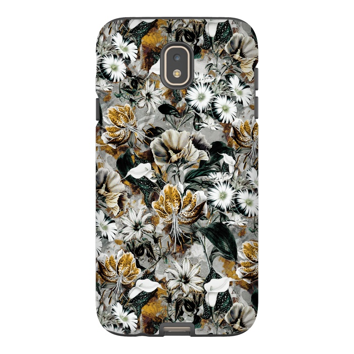 Galaxy J7 StrongFit Floral Gold by Riza Peker