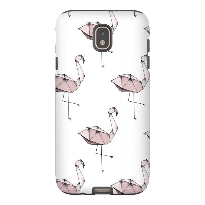 Galaxy J7 StrongFit Flamingos by Barlena