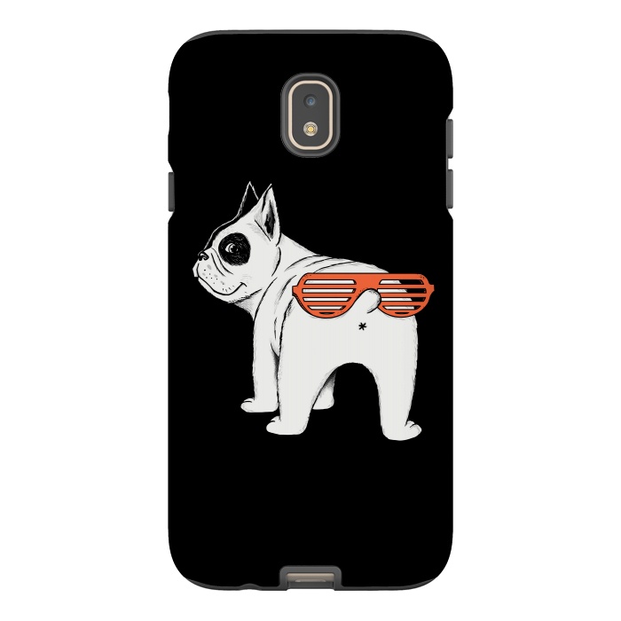 Galaxy J7 StrongFit Dog second face by Coffee Man