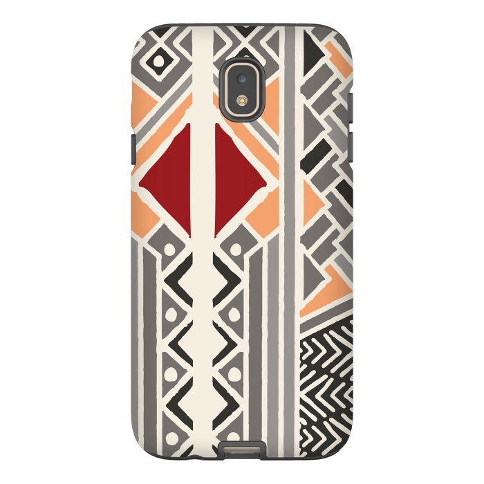 Galaxy J7 StrongFit Tribal ethnic geometric pattern 034 by Jelena Obradovic