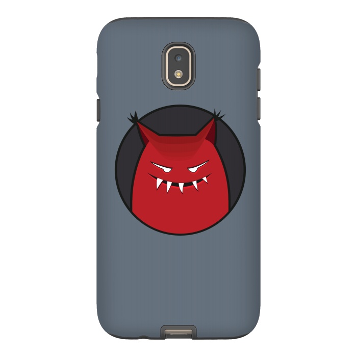 Galaxy J7 StrongFit Red Evil Monster With Pointy Ears by Boriana Giormova