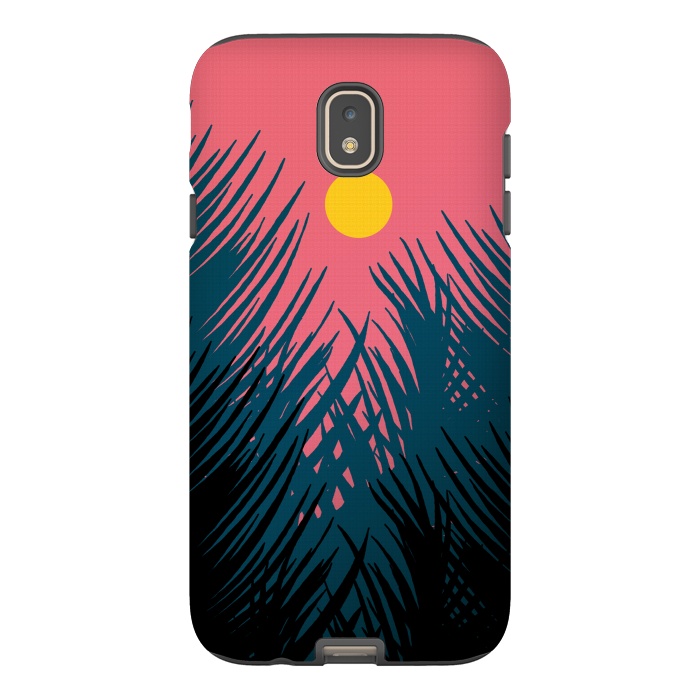 Galaxy J7 StrongFit The Evening Palm trees by Steve Wade (Swade)