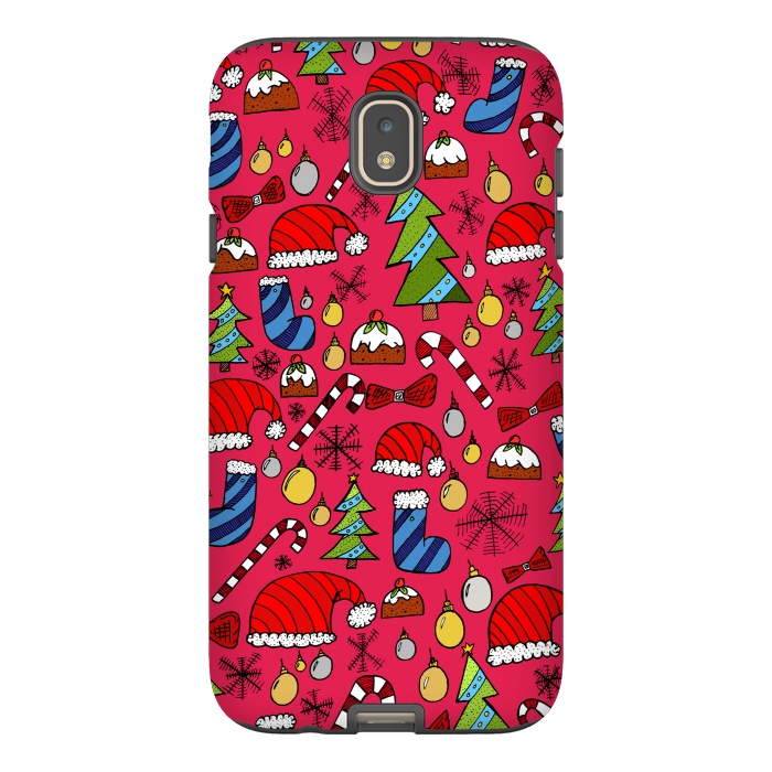 Galaxy J7 StrongFit The Christmas Pattern by Steve Wade (Swade)