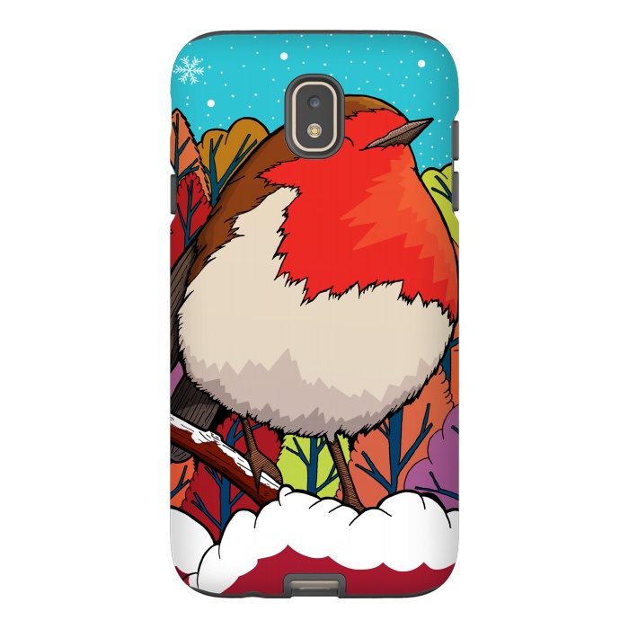 Galaxy J7 StrongFit The Big Red Robin by Steve Wade (Swade)