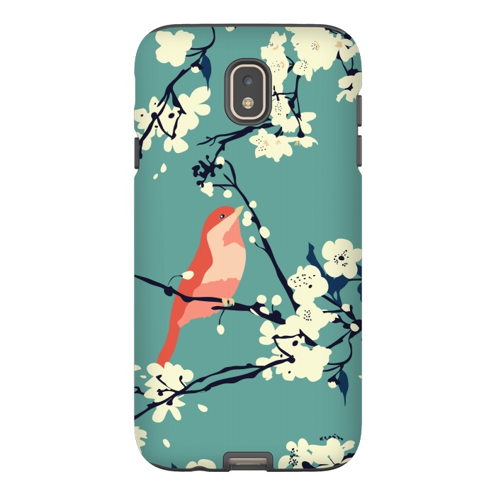 Galaxy J7 StrongFit Bird and Blossom by Zoe Charlotte