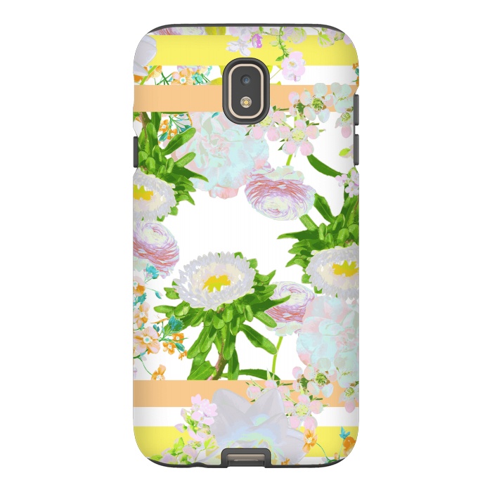 Galaxy J7 StrongFit Floral Frame Collage by Zala Farah