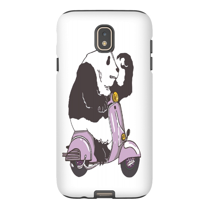 Galaxy J7 StrongFit The Panda biker by Varo Lojo