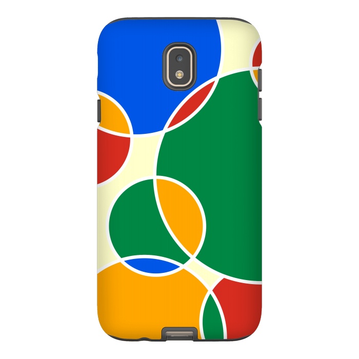 Galaxy J7 StrongFit Colorful Ellipses by Dhruv Narelia