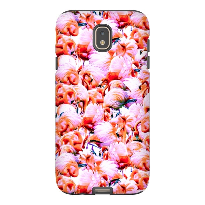 Galaxy J7 StrongFit Dream of pink flamingos by Mmartabc
