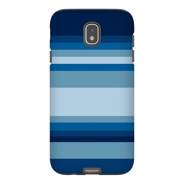 Galaxy J7 StrongFit Blue stripes by Dhruv Narelia