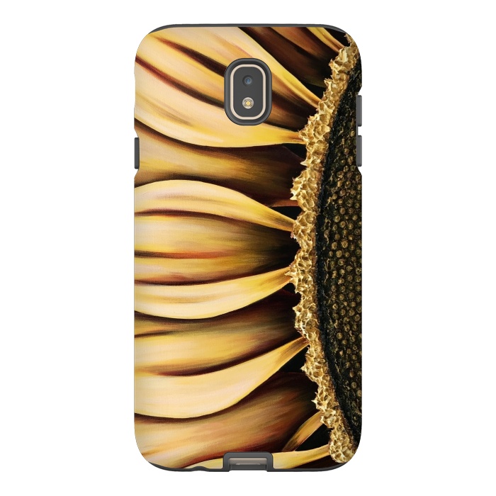 Galaxy J7 StrongFit Sunflower by Denise Cassidy Wood