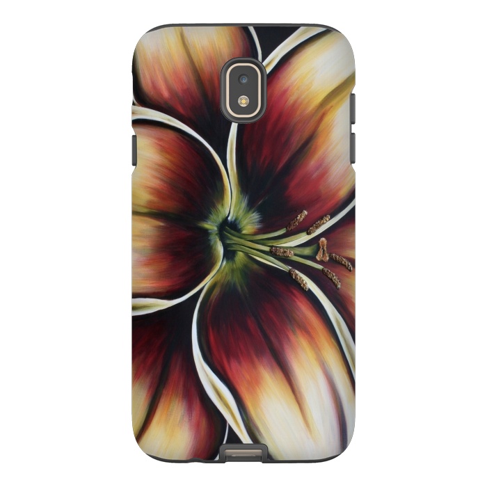 Galaxy J7 StrongFit Sunset Lily by Denise Cassidy Wood
