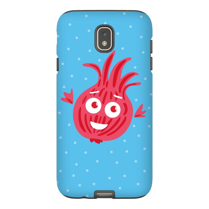 Galaxy J7 StrongFit Cute Red Onion Character by Boriana Giormova
