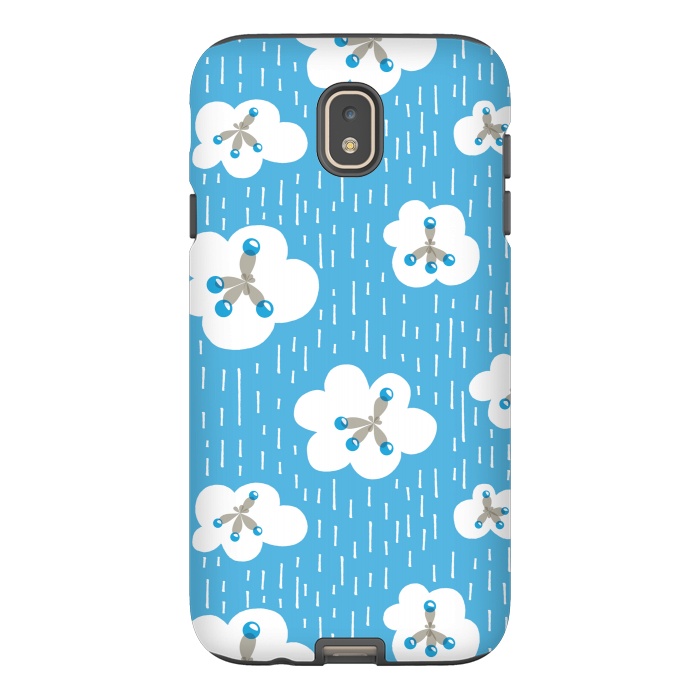 Galaxy J7 StrongFit Clouds And Methane Molecules Blue Chemistry Geek by Boriana Giormova