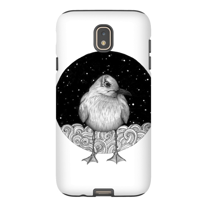 Galaxy J7 StrongFit Seagull on a Starry Night by ECMazur 