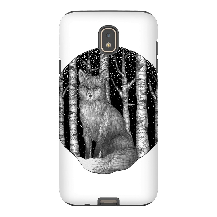Galaxy J7 StrongFit Fox and Forest by ECMazur 