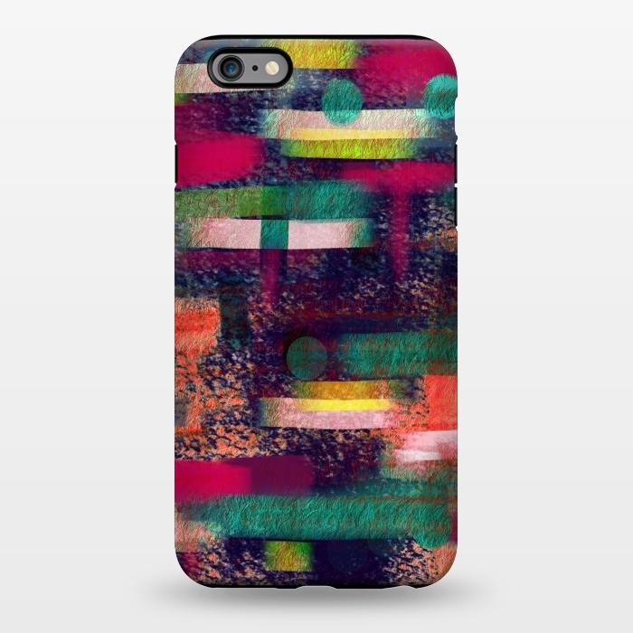 iPhone 6/6s plus StrongFit Abstract art colourful design multicolor by Josie