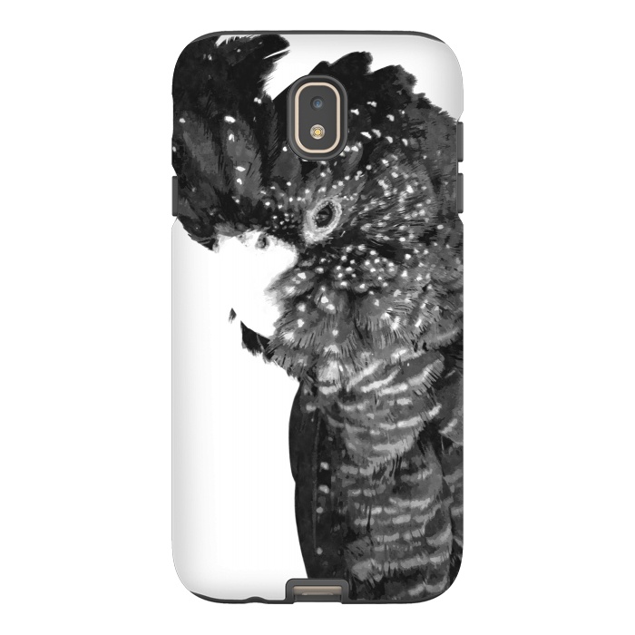 Galaxy J7 StrongFit Black and White Cockatoo by Alemi