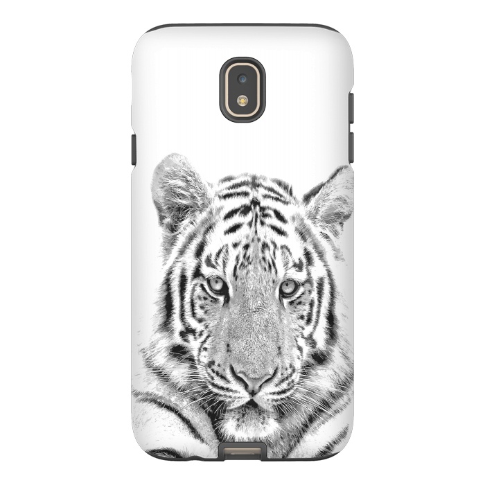 Galaxy J7 StrongFit Black and White Tiger by Alemi