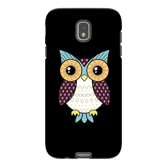 Galaxy J7 StrongFit Fancy owl by Laura Nagel