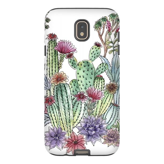 Galaxy J7 StrongFit Cactus garden by Julia Grifol