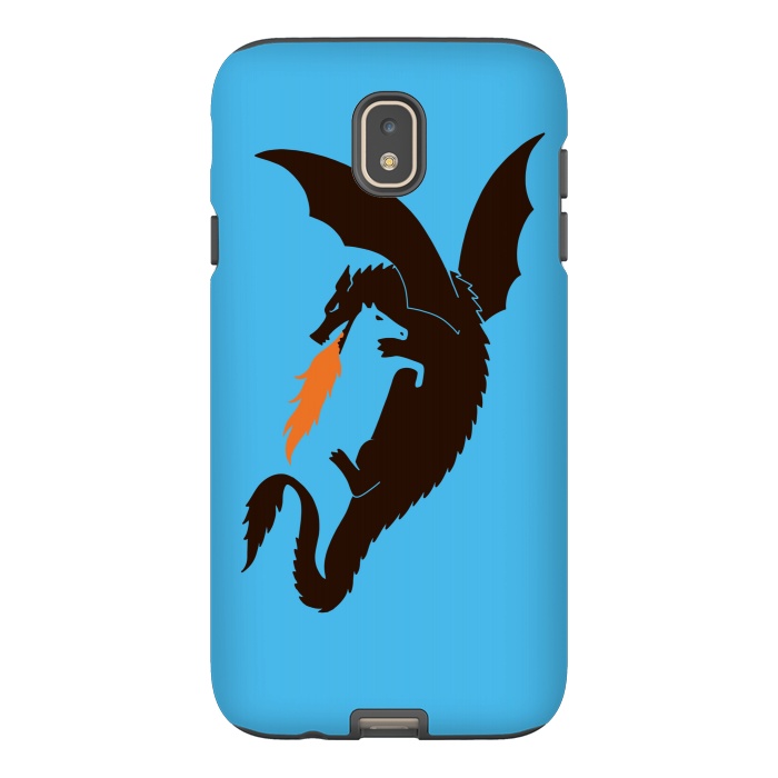 Galaxy J7 StrongFit Dragon and Horse by Coffee Man