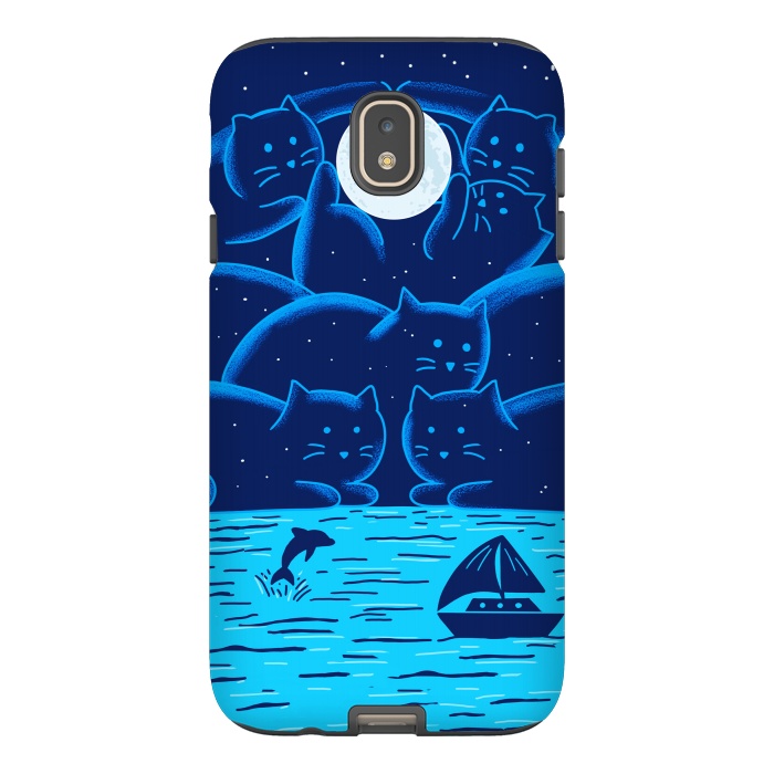 Galaxy J7 StrongFit Cats Landscape by Coffee Man