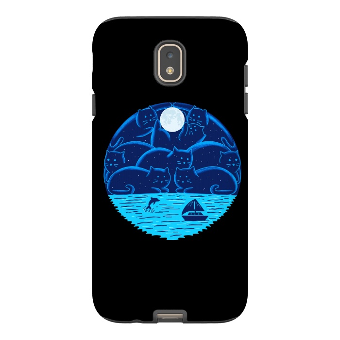 Galaxy J7 StrongFit Cats Landscape-2 by Coffee Man