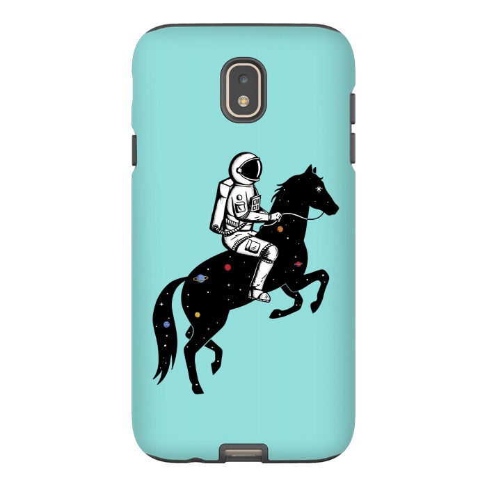 Galaxy J7 StrongFit Astronaut and Horse 2 by Coffee Man